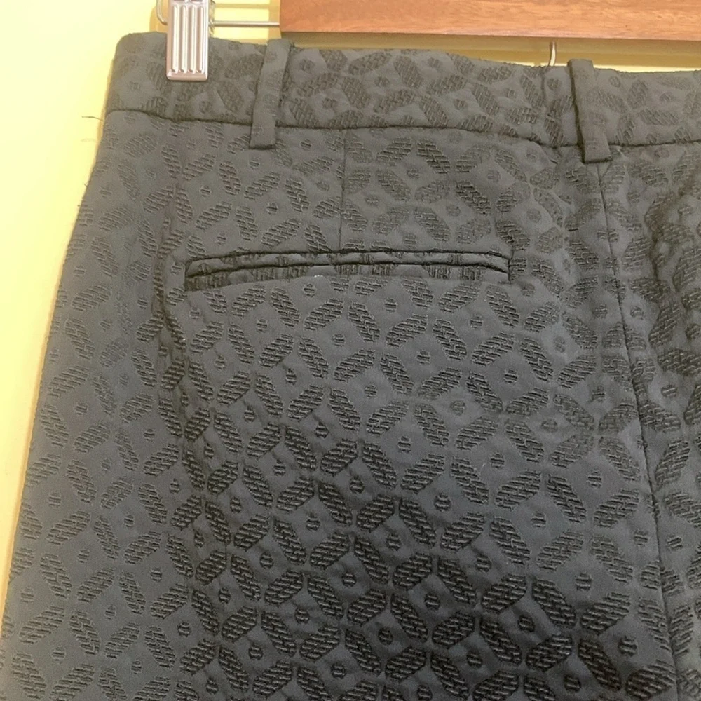 Theory | Black Marsienna Tori Black Jacquard Embroidery Tailored trousers Pants